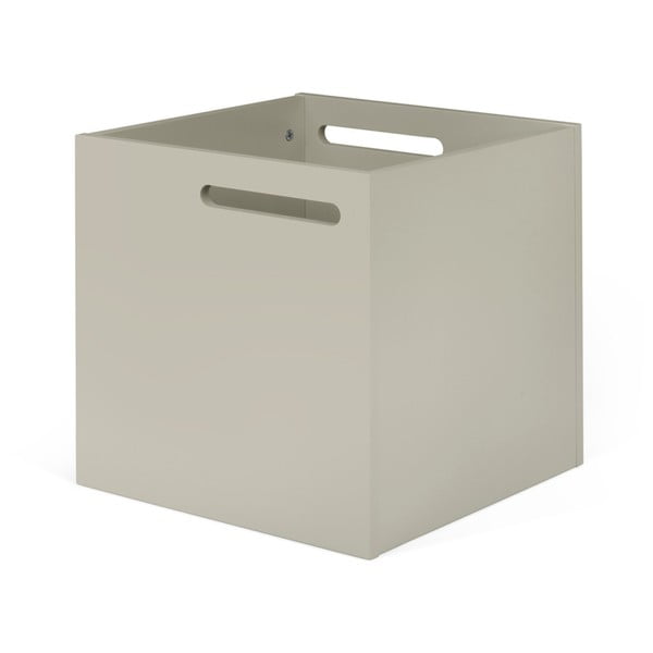 Pelēka uzglabāšanas kaste grāmatu skapim TemaHome Berlin-image-1