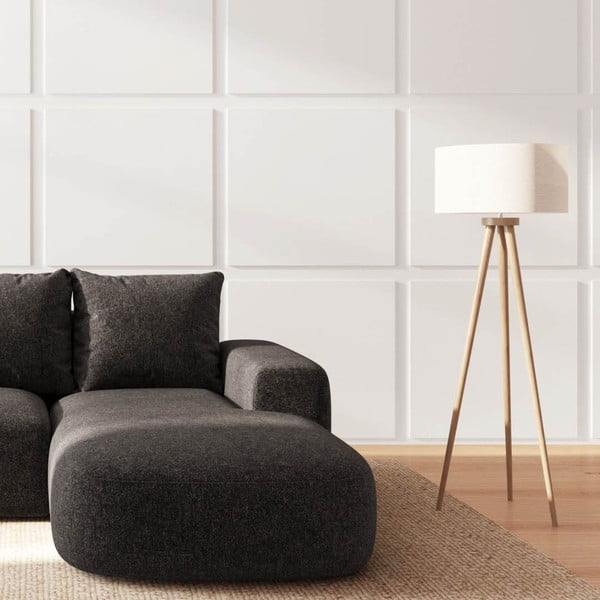 Antracīta pelēks stūra dīvāns (ar labo stūri/ar zvilni) Monce – Rodier-image-3