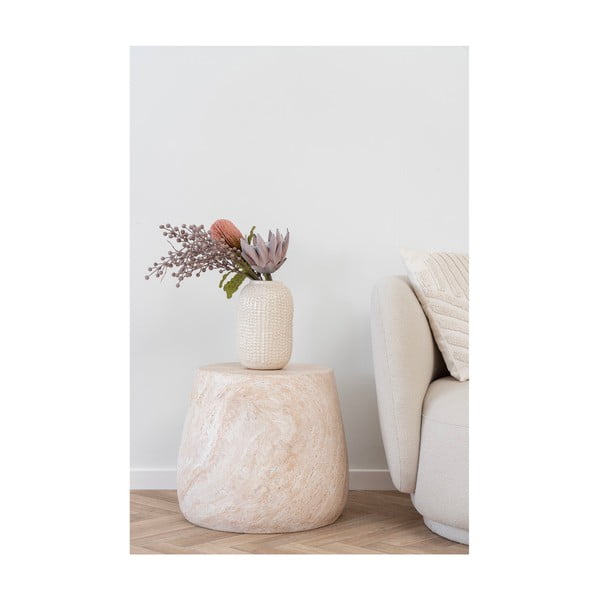 Akmens apaļš dārza galdiņš ø 47,5 cm Bonn – House Nordic-image-3