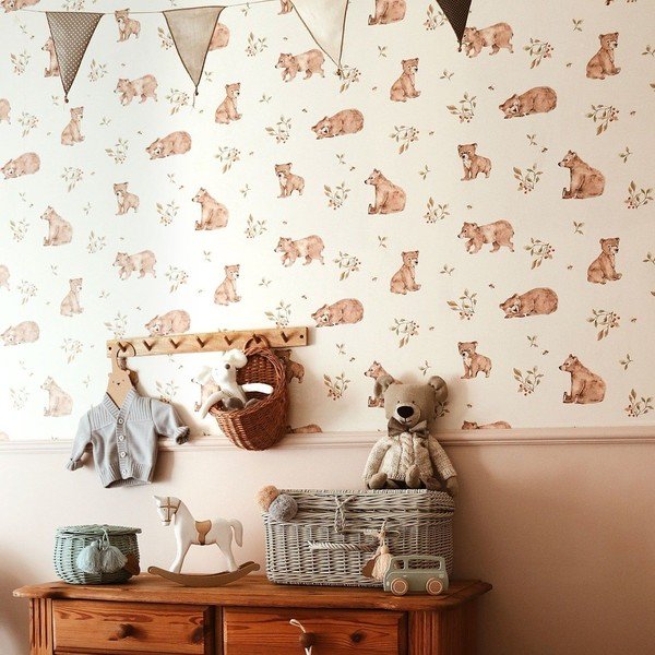 Bērnu tapetes 50x280 cm Little Bears – Dekornik-image-1