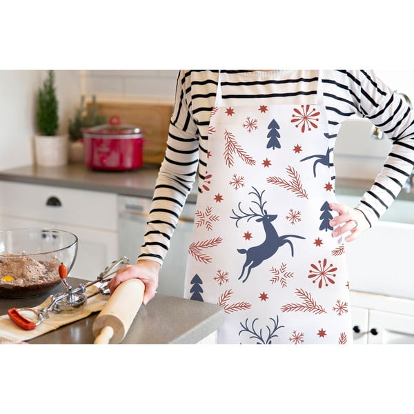 Ziemassvētku kokvilnas priekšauts Christmas Symbols – Butter Kings-image-1