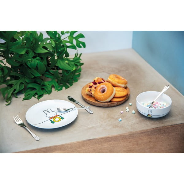Porcelāna bērnu pusdienu komplekts (6 gab.) Miffy – Zilverstad-image-1