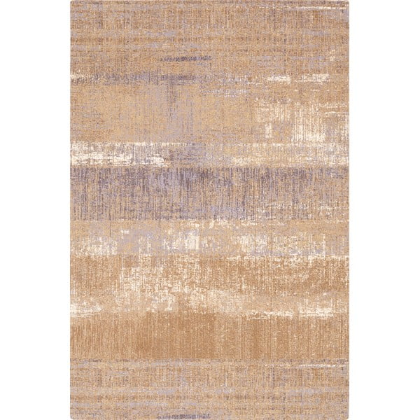 Brūns vilnas paklājs 100x180 cm Layers – Agnella