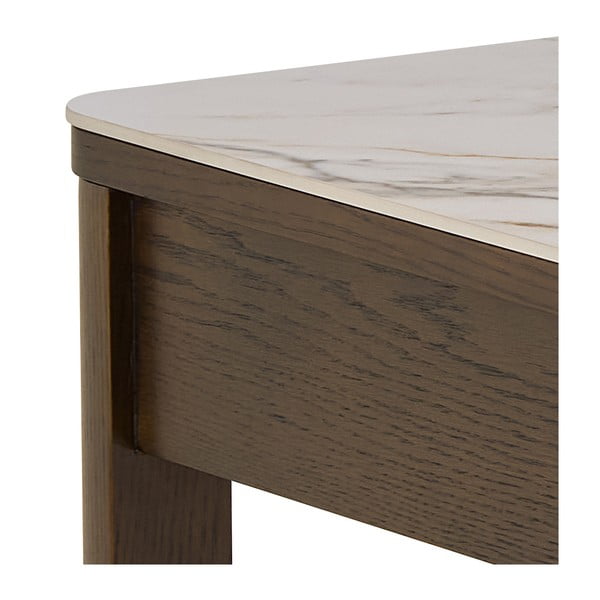 Bēšs/tumši brūns žurnālgaldiņš ar keramikas virsmu 70x130 cm Southampton – Actona-image-4