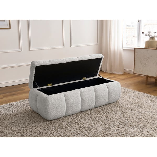 Gaiši pelēks sols no buklē auduma – Bobochic Paris-image-4