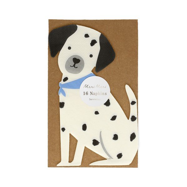 Papīra salvetes (16 gab.) Puppy – Meri Meri-image-1