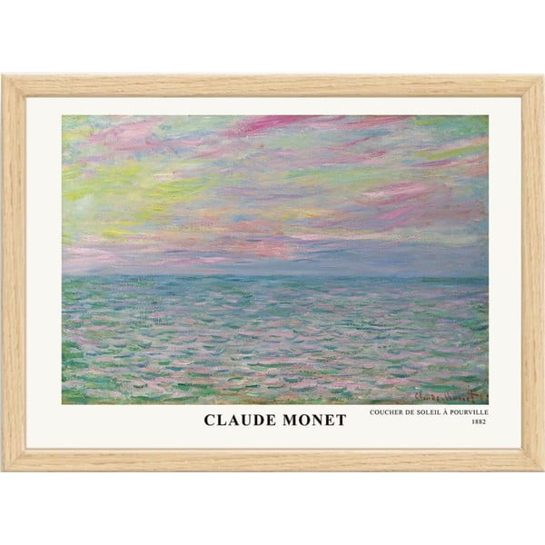Plakāts rāmī 75x55 cm Claude Monet – Wallity