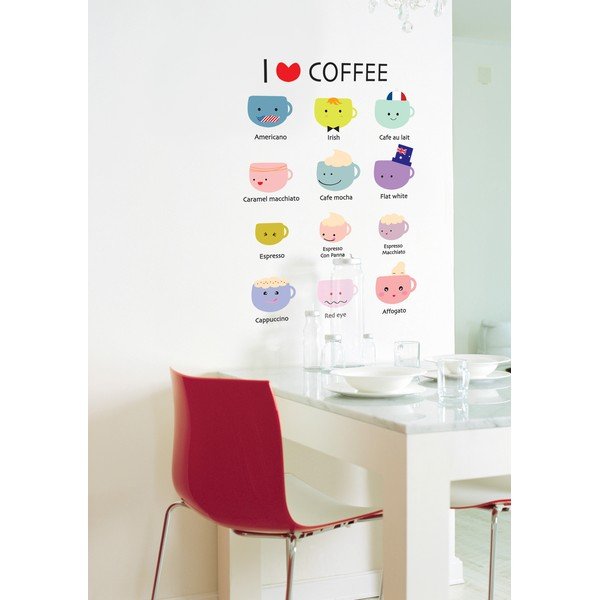 AmbianceI Love Coffee uzlīmju komplekts-image-1