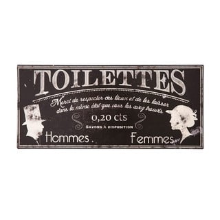 Metāla zīme tualetei Antic Line Tualetes podi