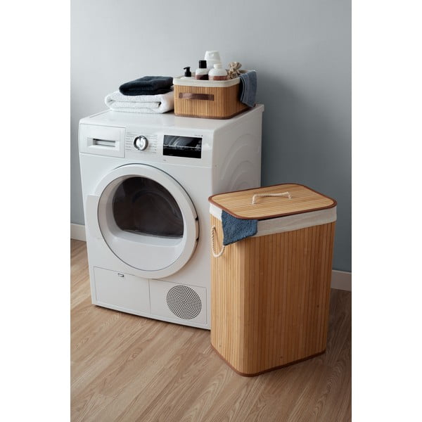 Brūns bambusa uzglabāšanas grozs Compactor Carossa-image-2