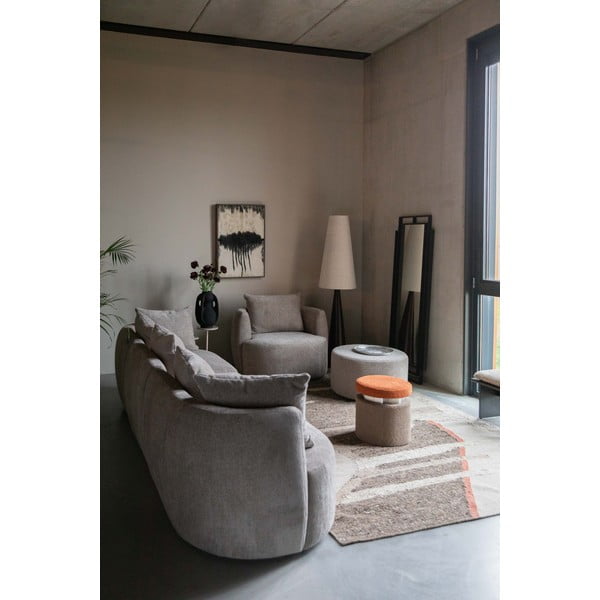 Gaiši brūns dīvāns 210 cm Rocca – Dutchbone-image-1