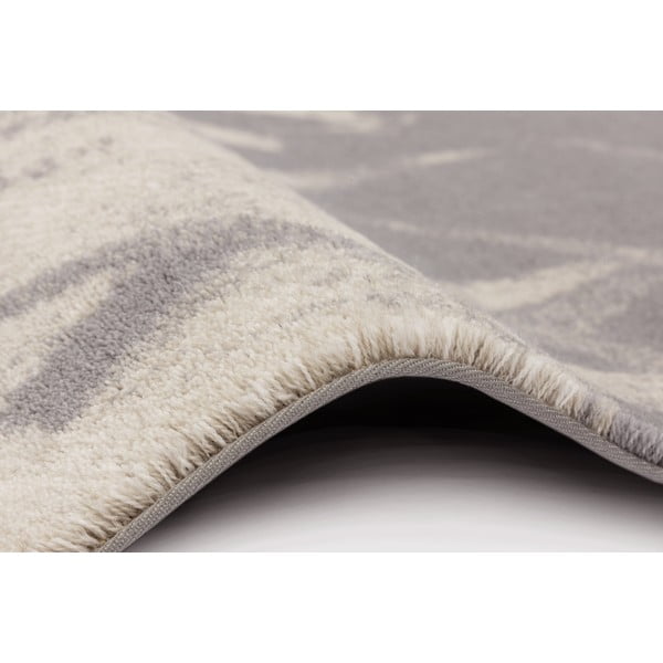Pelēks vilnas paklājs 133x180 cm Monstera – Agnella-image-2