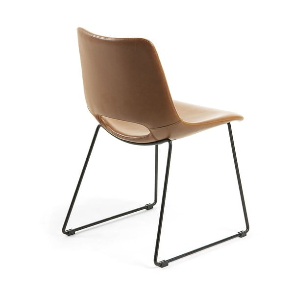 Brūns ēdamistabas krēsls Kave Home Zahara-image-4