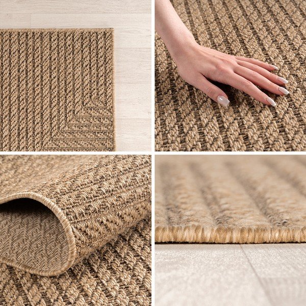 Brūns iekštelpu un āra paklājs 280x370 cm Timber – Ayyildiz Carpets-image-3