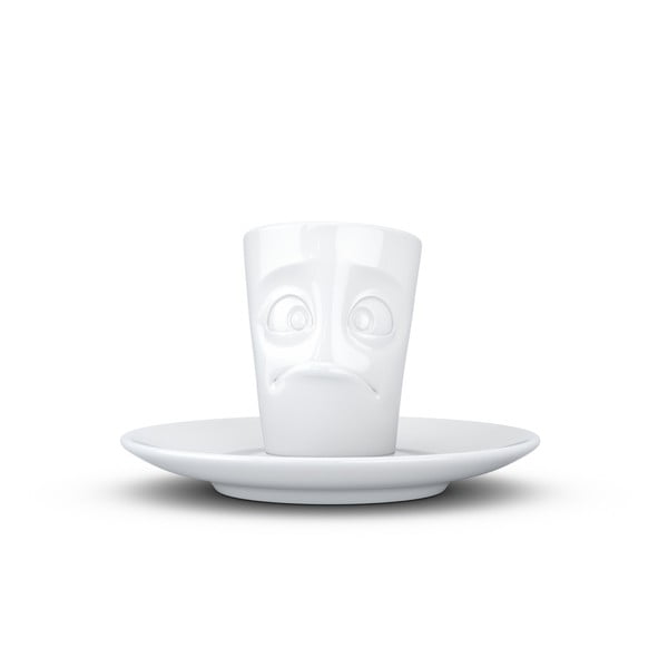 Balta porcelāna espreso tasīte ar apakštasīti 58produkti, tilpums 80 ml