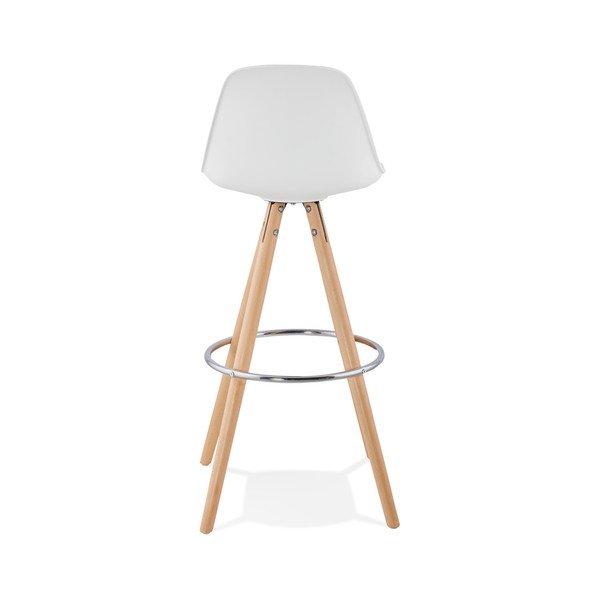 Balts bāra krēsls Kokoon Anau, sēdekļa augstums 74 cm-image-4