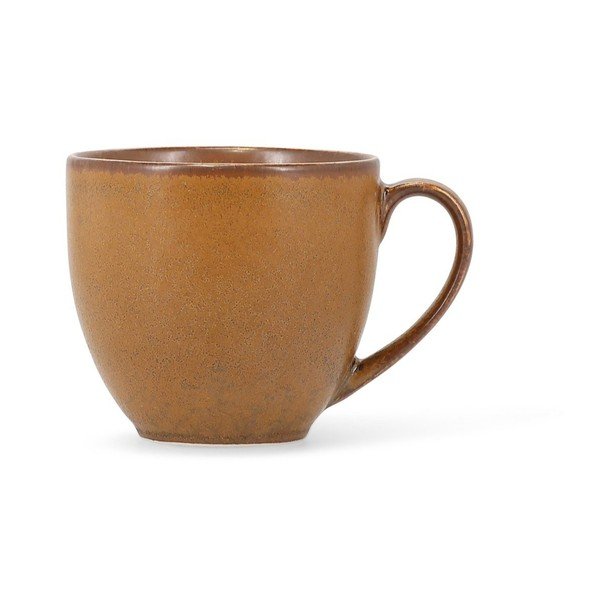 Brūna kapučīno porcelāna tasīte 200 ml Ovio – BonBistro