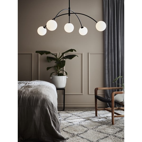 Melns piekaramais gaismeklis Markslöjd Heaven, ø 117 cm-image-1