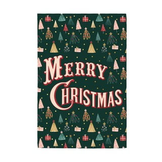 Kokvilnas dvielis eleanor stuart Merry Christmas, 46 x 71 cm