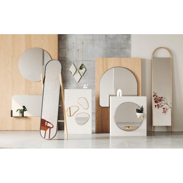 Grīdas spogulis ar masīvkoka rāmi 45x196 cm Bellwood – Umbra-image-4