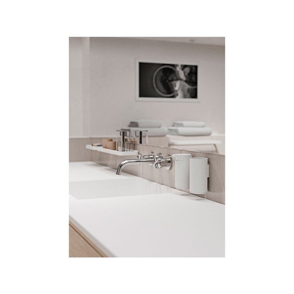 Balts pie sienas stiprināms trauks zobu birstēm Zone Rim-image-3