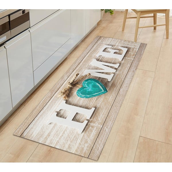 Gaiši brūns mazgājams celiņa paklājs 80x200 cm Home – Oyo Concept-image-1