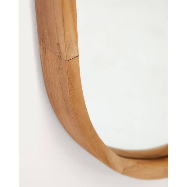 Sienas spogulis ar masīvkoka rāmi 45x95 cm Magda – Kave Home-image-1