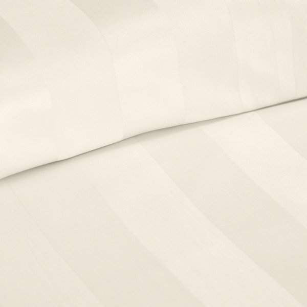 Krēmkrāsas divguļamā satīna gultas veļa 220x230 cm So Soft Satin Stripe – Catherine Lansfield-image-3