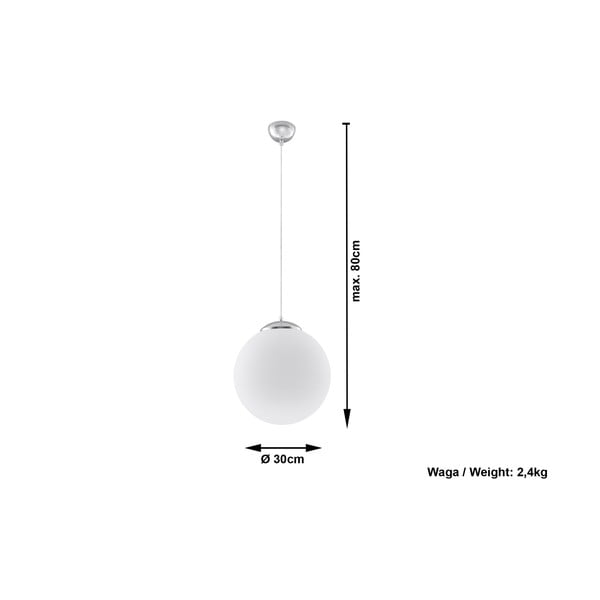 Balta griestu lampa Sollux Bianco 30-image-2