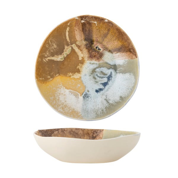 Krēmkrāsas akmensmasas bļodiņa 1,3 l Lacey – Bloomingville