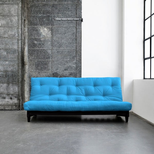 Dīvāns gulta Karup Fresh Wenge/Horizon Blue