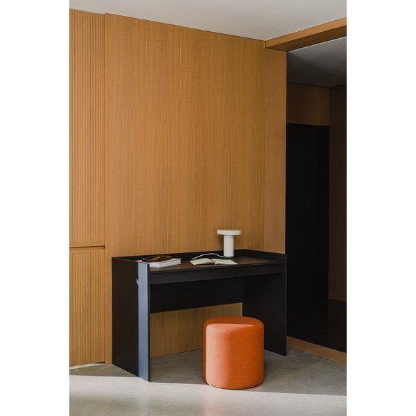 Terakotas oranžs vilnas pufs Folk – noo.ma-image-1