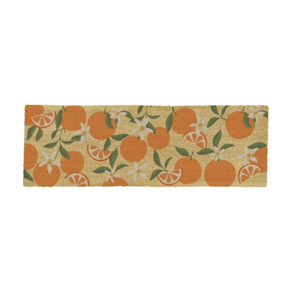 Kokosšķiedras kājslauķis 40x120 cm Orange – Artsy Doormats