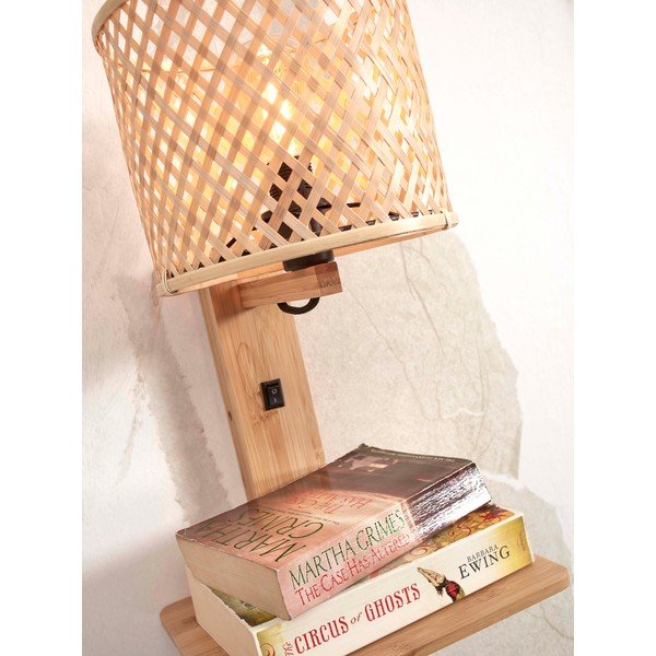Dabīga toņa sienas lampa ø 18 cm Java – Good&Mojo-image-4
