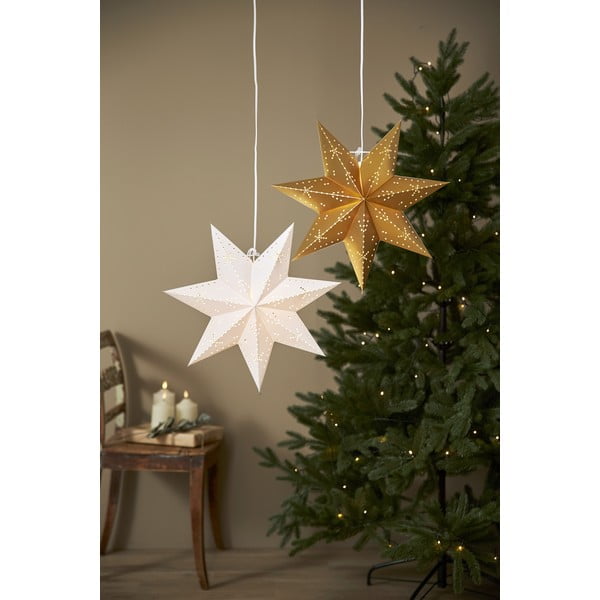 Ziemassvētku gaismas dekori zelta krāsā ø 45 cm Classic – Star Trading-image-2