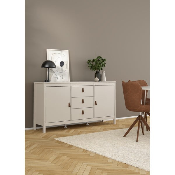 Pelēkbēša kumode 152x80x38 cm Madrid – Tvilum-image-2