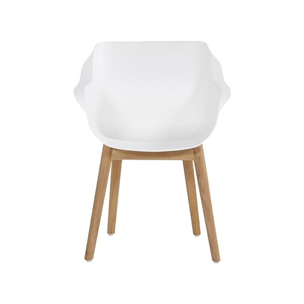Balti plastmasas dārza krēsli (2 gab.) Sophie Teak – Hartman