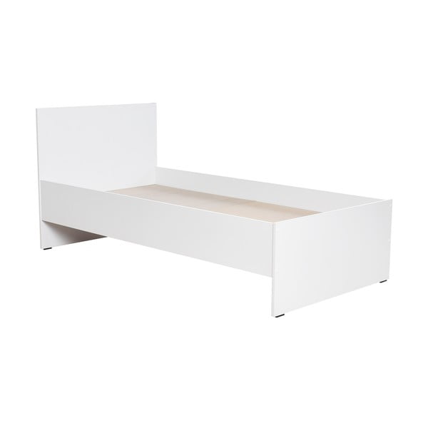 Balta vienvietīga gulta 90x190 cm KRY – Kalune Design