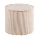 Bēšs velveta pufs Taupo – House Nordic