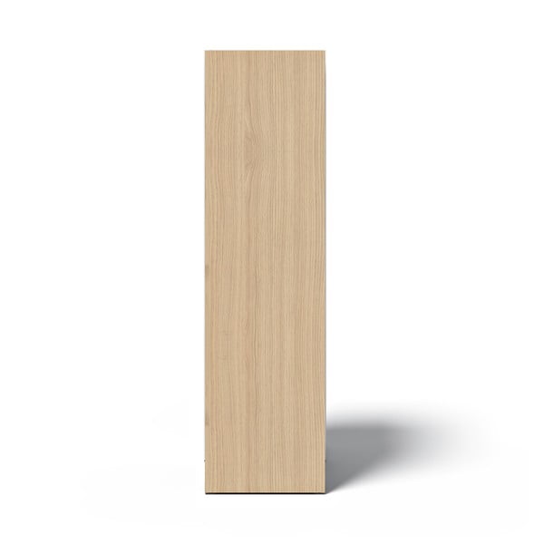 Balts grāmatu plaukts ar ozolkoka imitāciju 40x114 cm Ella – TemaHome-image-3