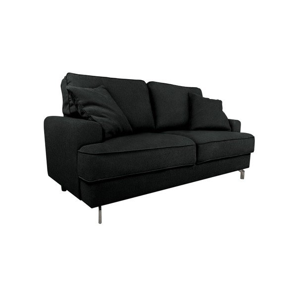 Melns divvietīgs dīvāns Kooko Home Rumba-image-1