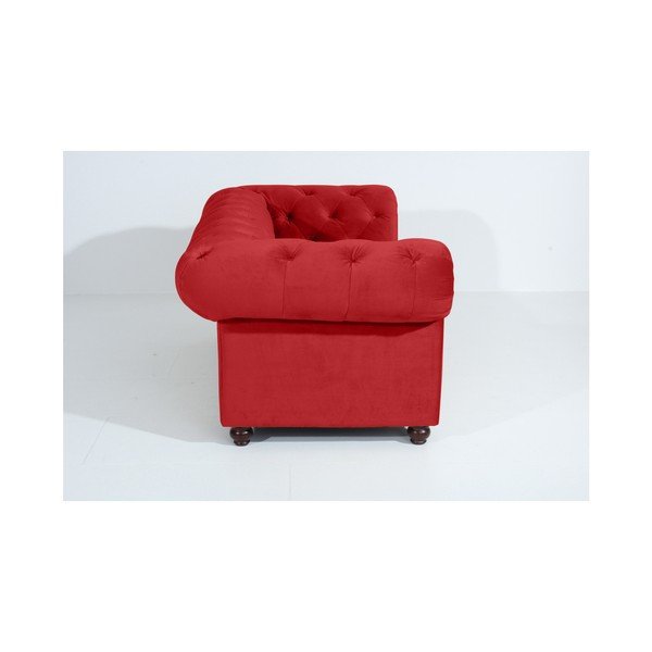 Sarkans dīvāns Max Winzer Orleans Velvet, 196 cm-image-3