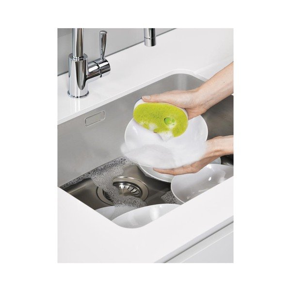 Sūklīšu komplekts ar mazgāšanas līdzekļa dozatoru Joseph Joseph Soapy-Sponge, zaļš-image-4