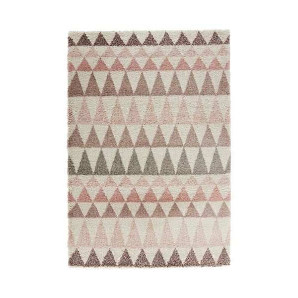 Krēmkrāsas un rozā paklājs Mint Rugs Allure Rose, 200 x 290 cm