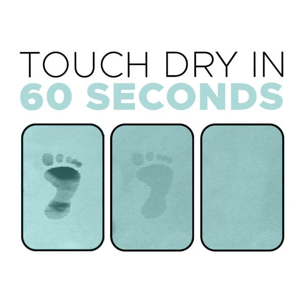 Gaiši zils diatomīta vannas istabas paklājiņš 39x60 cm Terrazzo – Artsy Doormats-image-4