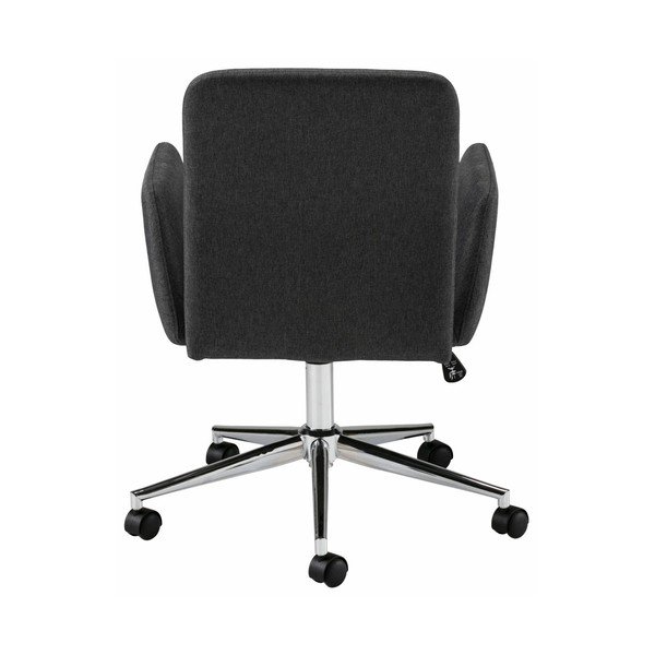 Melns biroja krēsls uz riteņiem ar roku balstiem Støraa Bendy-image-3