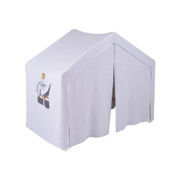 Gaiši zils/dabīga toņa priedes masīvkoka kāpelēšanas trijstūris 112x61x94 cm Montessori – Meowbaby-image-4