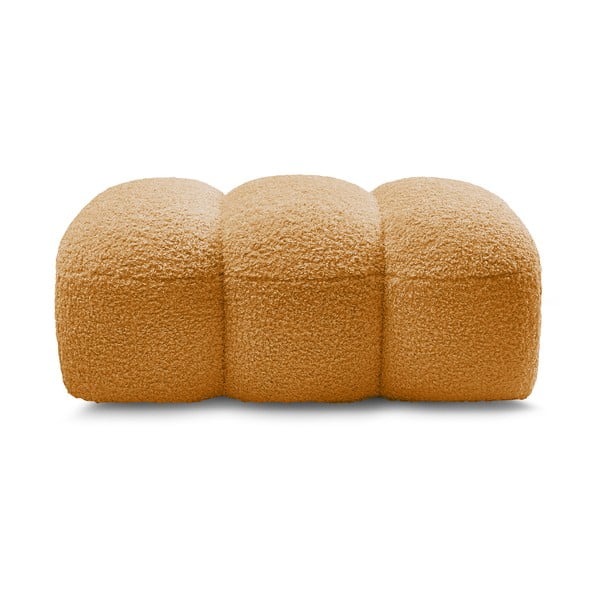 Sinepju dzeltens kāju soliņš no buklē auduma Hippolyte – Bobochic Paris