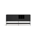 Melna kumode 220x98x45 cm Platt – Teulat
