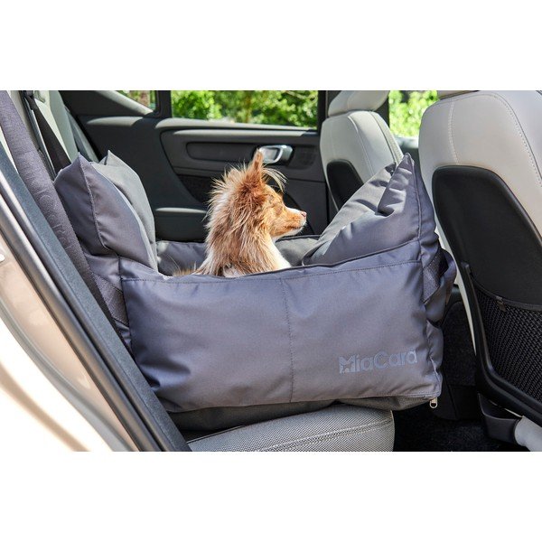 Tumši pelēka pārvadāšanas soma suņiem 50x50 cm Viaggio Asphalt – MiaCara-image-1